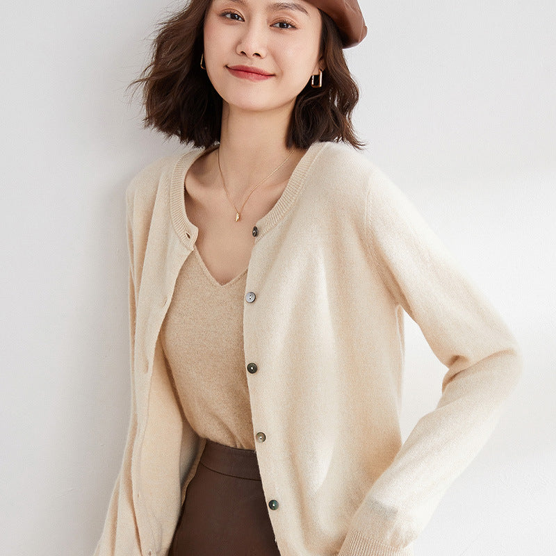 Drune | Kuschelige Strickjacke mit feinem Muster