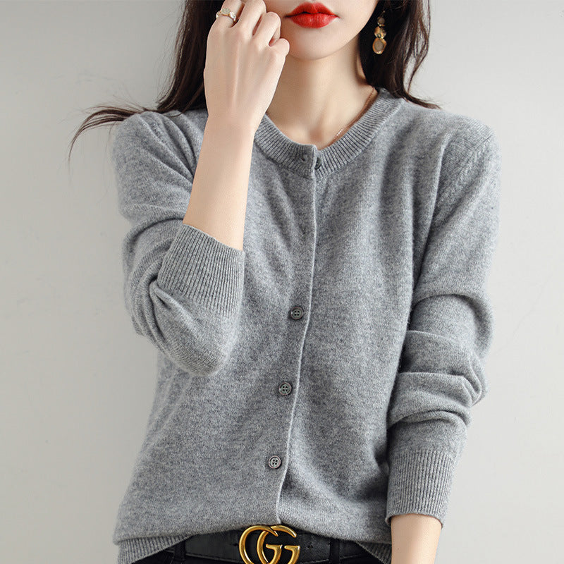 Drune | Kuschelige Strickjacke mit feinem Muster