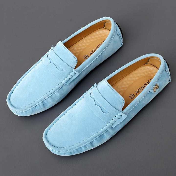 Damen Rutschfeste Wildleder-Halbschuhe Bequem Alltag