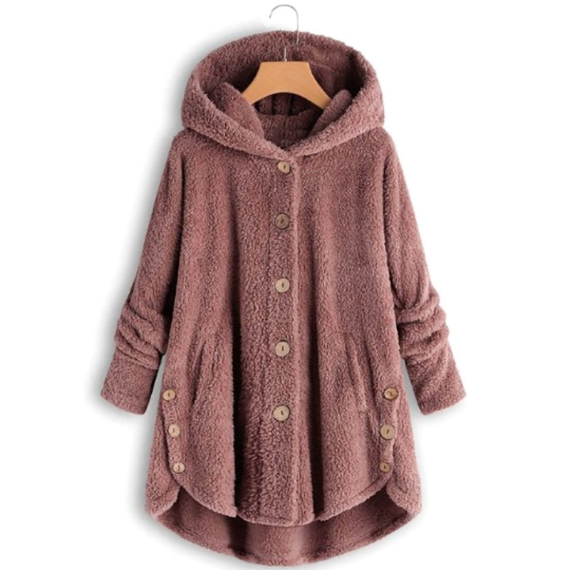 Drune Teddybär Mantel Wolljacke