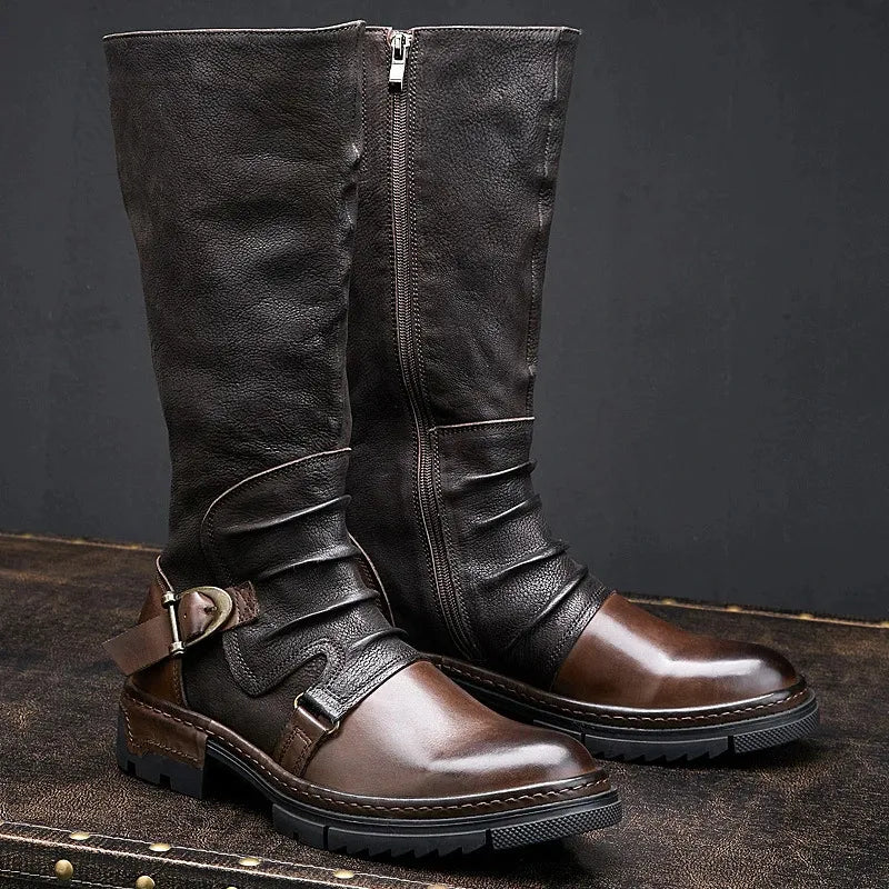 Drune - Schicke Winter Hochstiefel für Männer