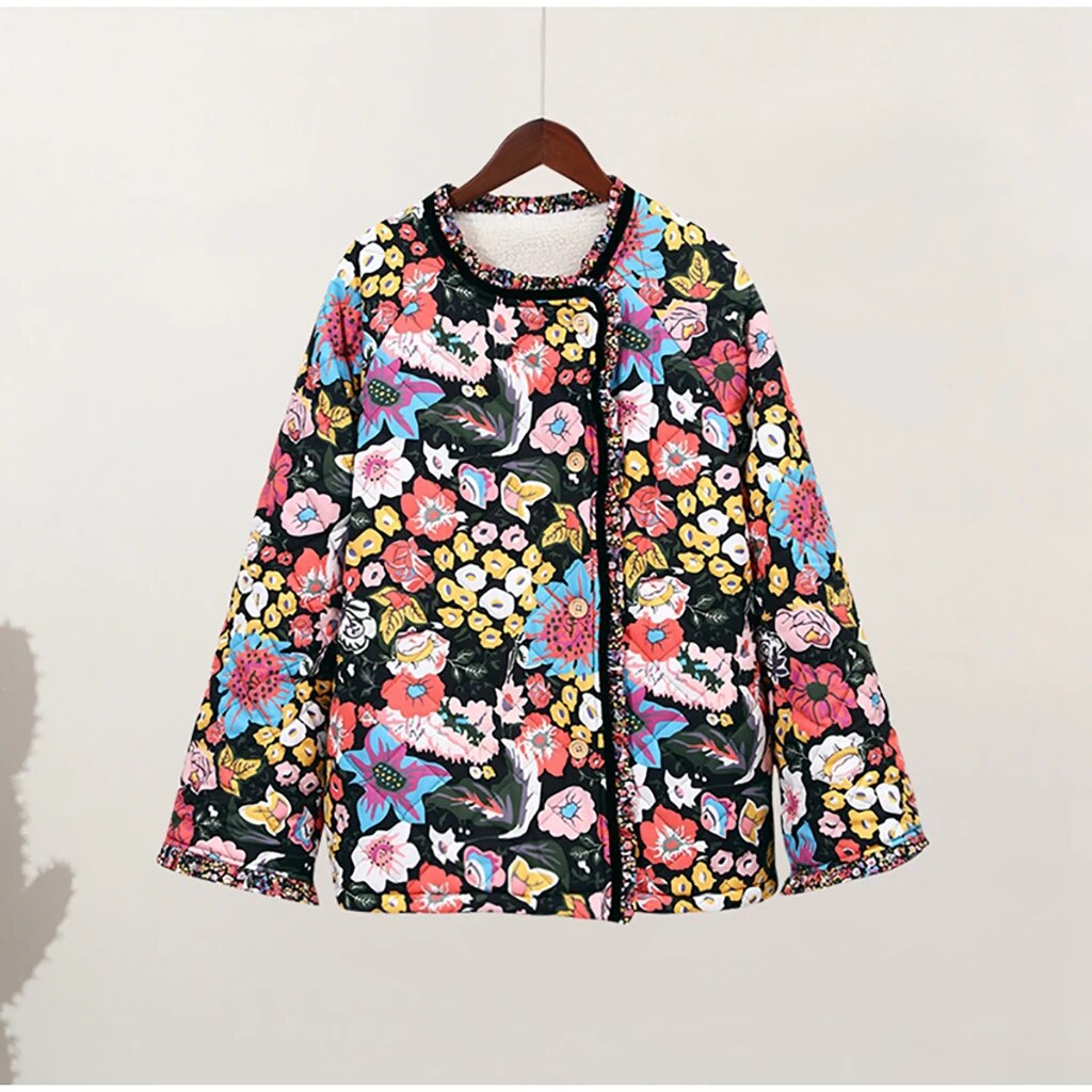 Drune | Jacke mit Blumendruck