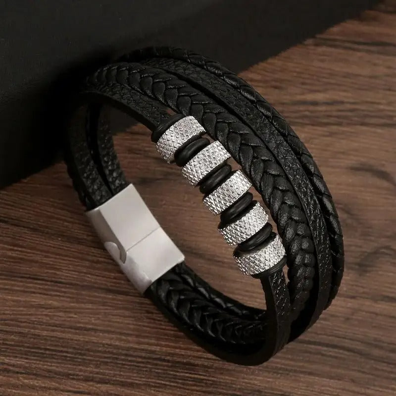 Drune | Robustes Armband Aus Echtleder mit Schnalle