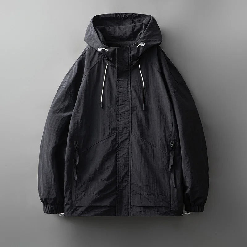 Drune | Outdoor-Jacke für Herren - Mit Kapuze und Reißverschluss