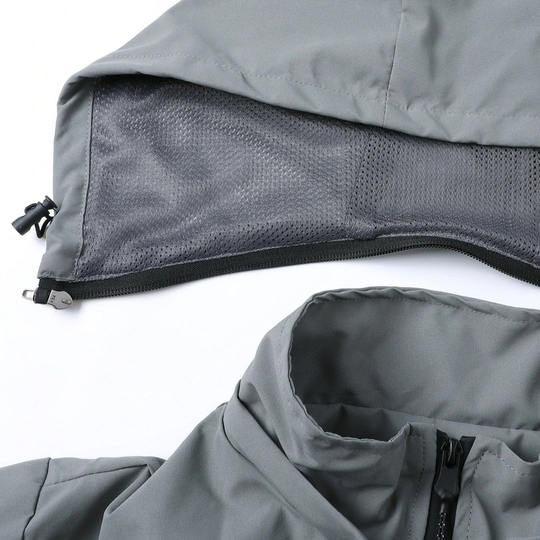 Drune | Modehaus - Regenjacke und Windjacke für Herren mit Kapuze - wasser- und winddicht