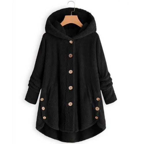 Drune Teddybär Mantel Wolljacke