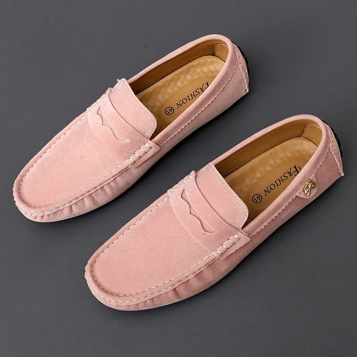 Damen Rutschfeste Wildleder-Halbschuhe Bequem Alltag