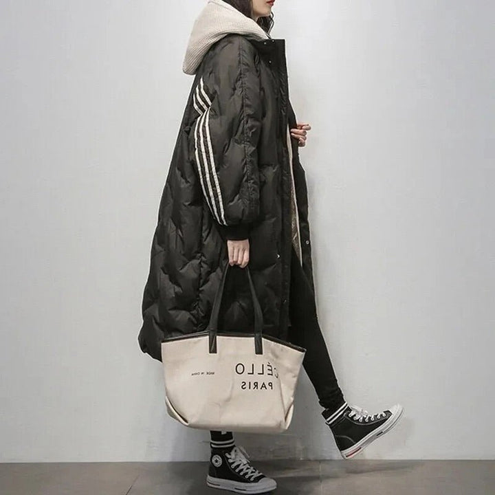 Drune | Puffer Jacket - Chevron Gequiltes Design - Warme Wintergrundausstattung