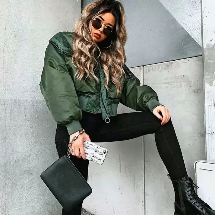 Drune | vielseitige damen - bomberjacke