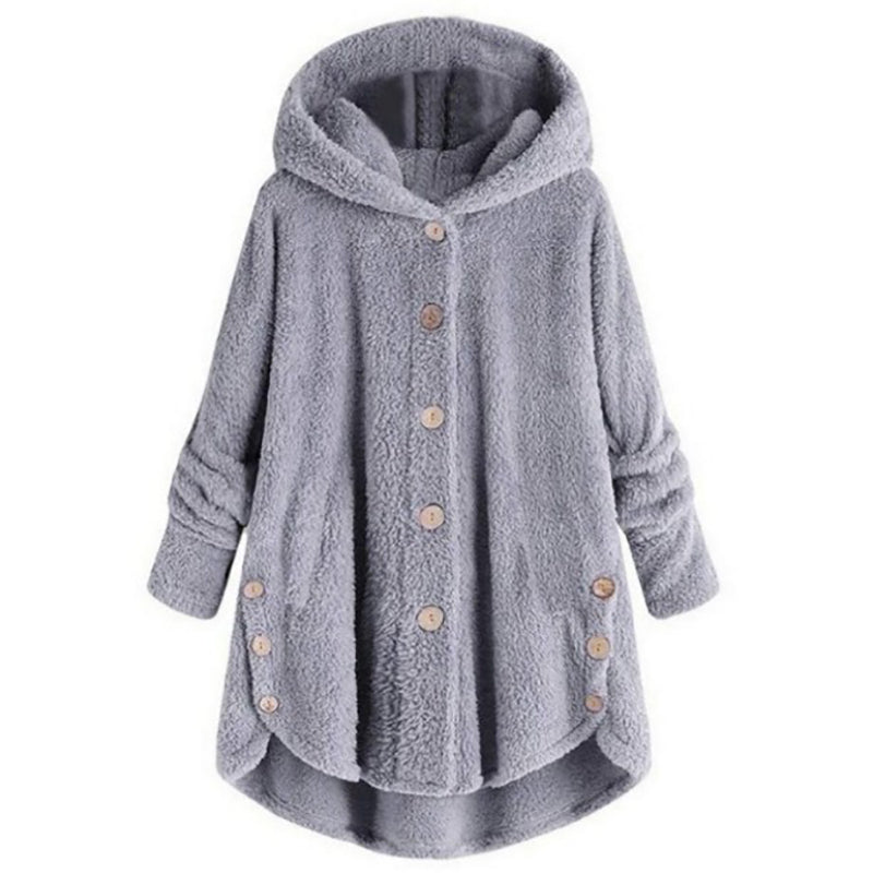 Drune Teddybär Mantel Wolljacke