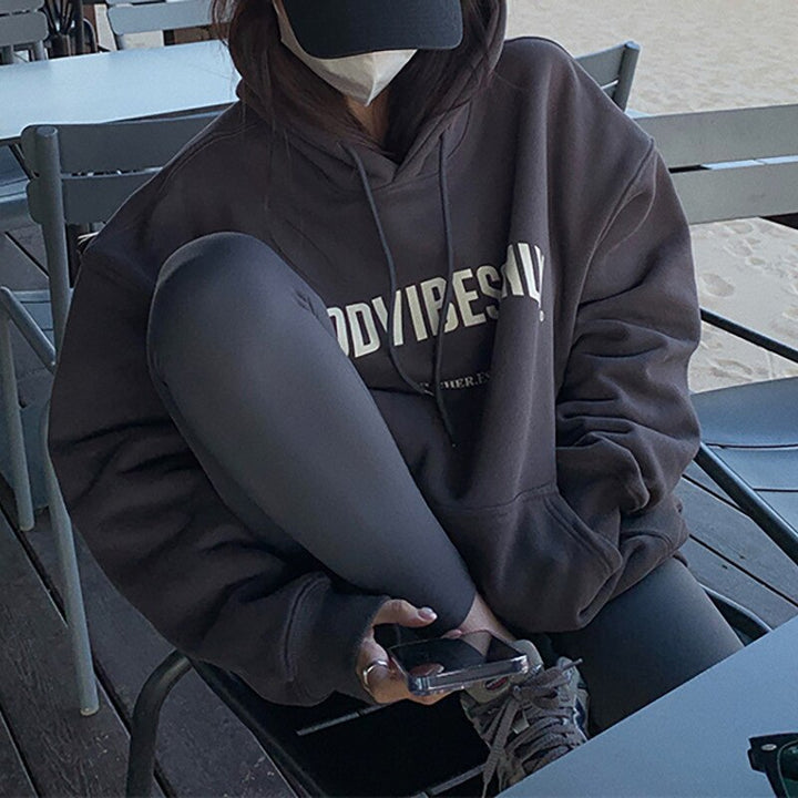 Drune | Hoodie Bequemes Oversized Sweatshirt für Damen