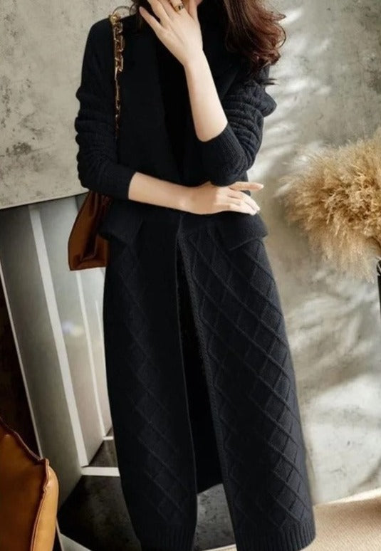 Drune | Lange Strickjacke