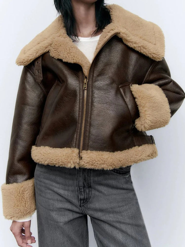 Drune | Wärmende Lederjacke