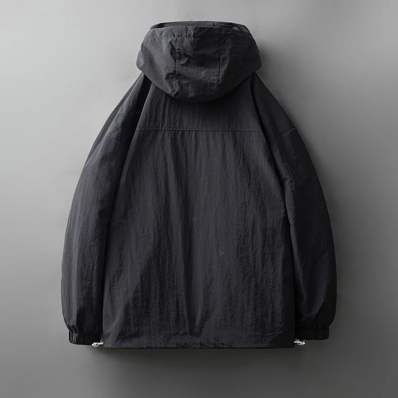 Drune | Outdoor-Jacke für Herren - Mit Kapuze und Reißverschluss