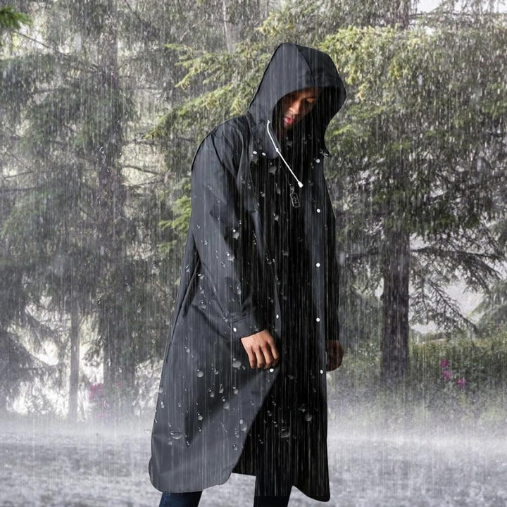 Drune | Unisex langer Regenmantel für Aktivitäten im Freien