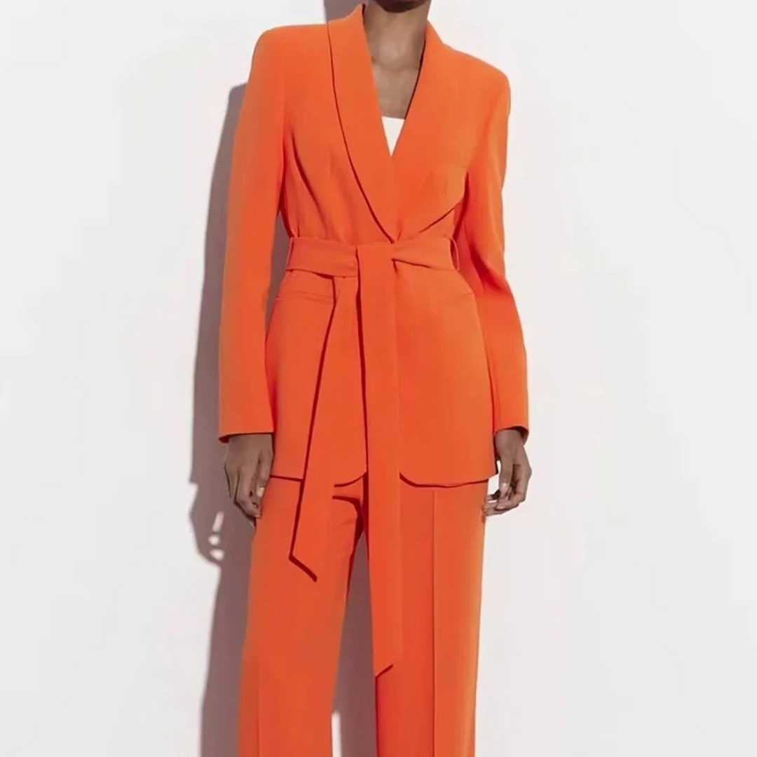 Drune | Mehrfarben Hausanzug Stil Blazer und Hose Satz