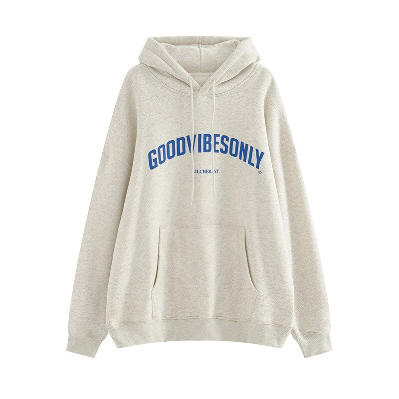Drune | Hoodie Bequemes Oversized Sweatshirt für Damen