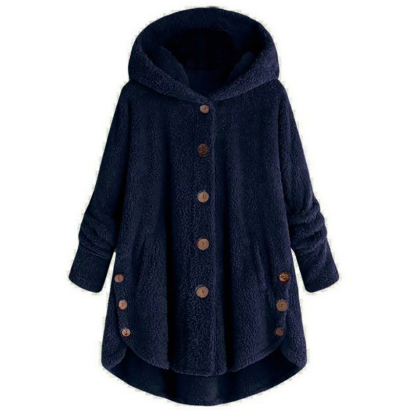 Drune Teddybär Mantel Wolljacke
