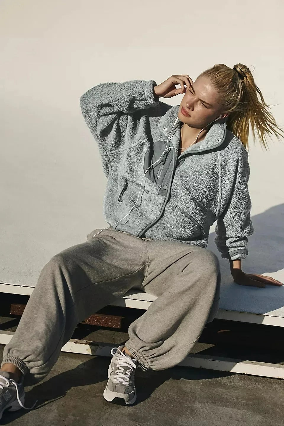 Drune | Warm fleece jacket with pockets