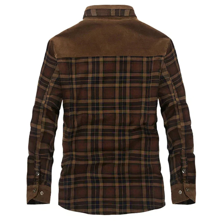 Drune | Herren Karierte Winterjacke - Gefüttert
