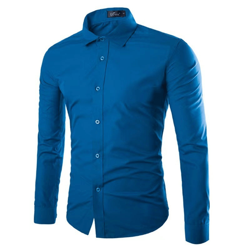 Drune | Bügelfreies Hemd Herren Bluse