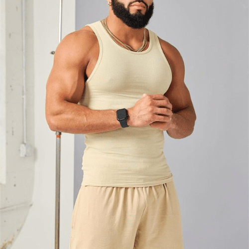 Drune | Ärmelloses Fit T-Shirt Herren Bequem Und Schnelltrocknendes Material