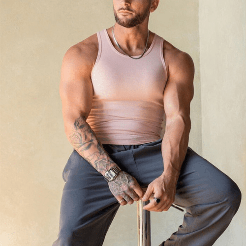 Drune | Ärmelloses Fit T-Shirt Herren Bequem Und Schnelltrocknendes Material