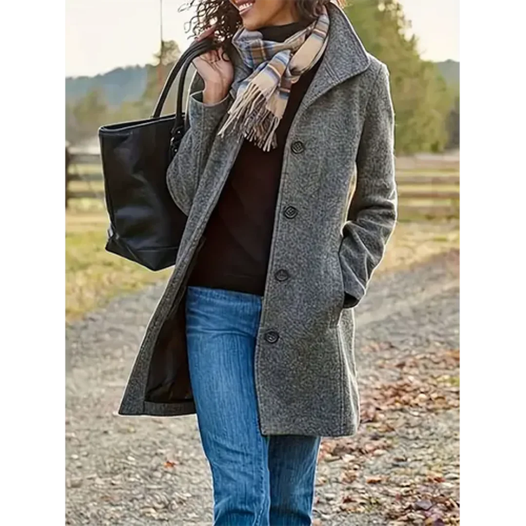 Drune | Warme Trench Mantel - Lange