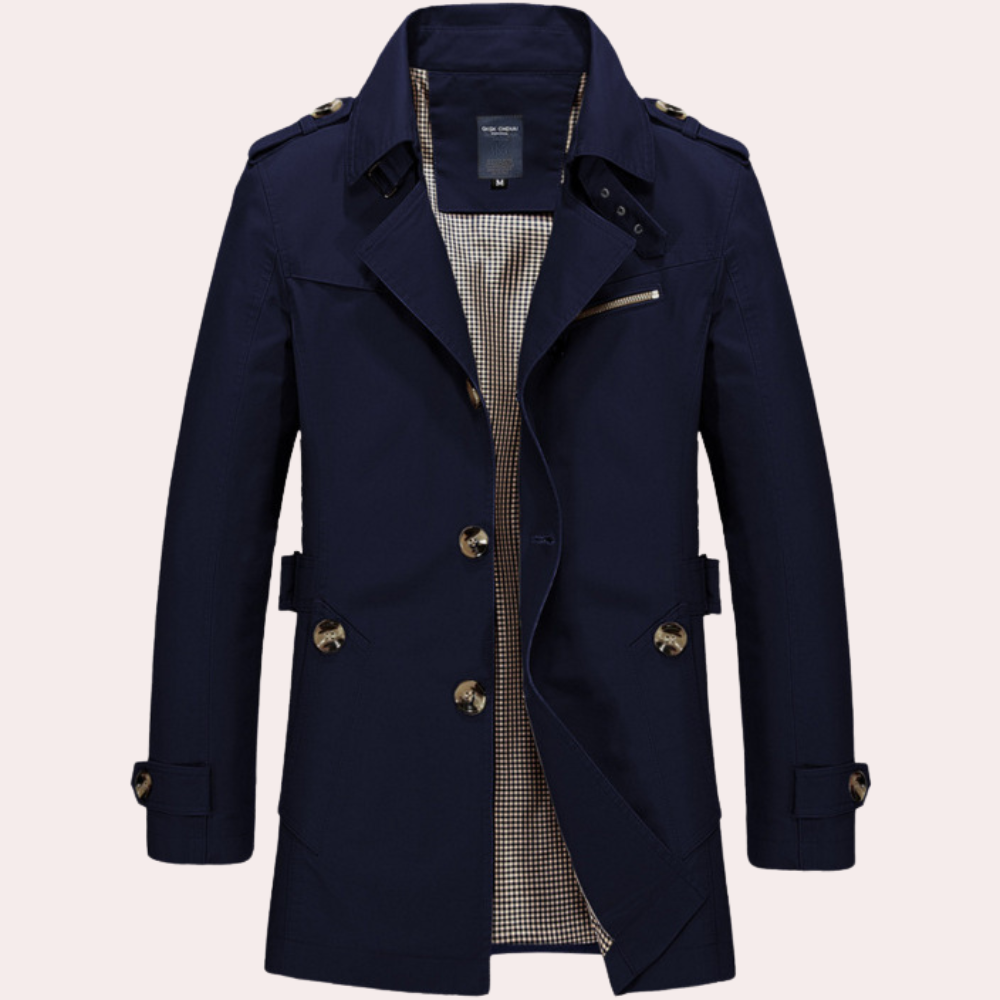 Drune | Trenchcoat für Männer - Stilvolle und elegante Frühlingsjacke
