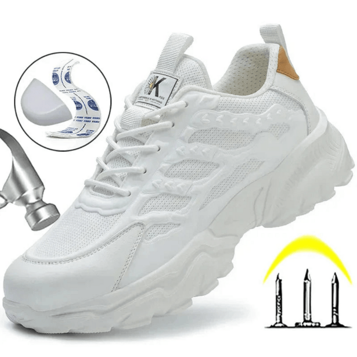 Drune | Herren Sicherheitsschuhe Komfortable & Trendy Stahlkappe Arbeitsschuhe