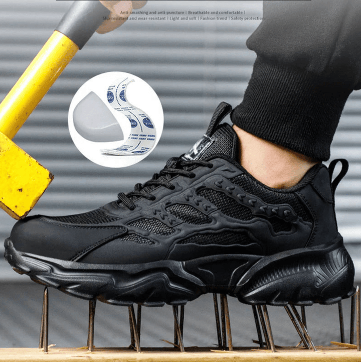 Drune | Herren Sicherheitsschuhe Komfortable & Trendy Stahlkappe Arbeitsschuhe