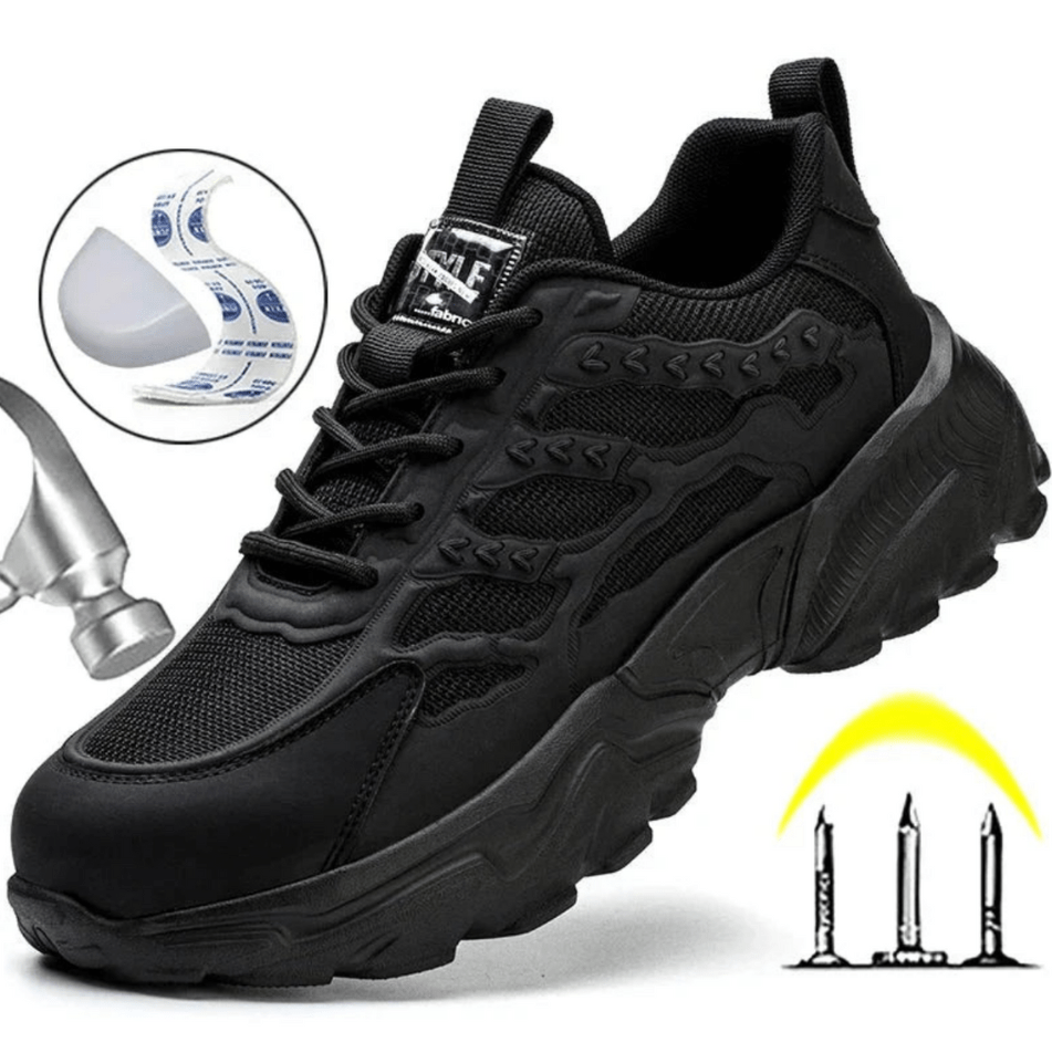 Drune | Herren Sicherheitsschuhe Komfortable & Trendy Stahlkappe Arbeitsschuhe