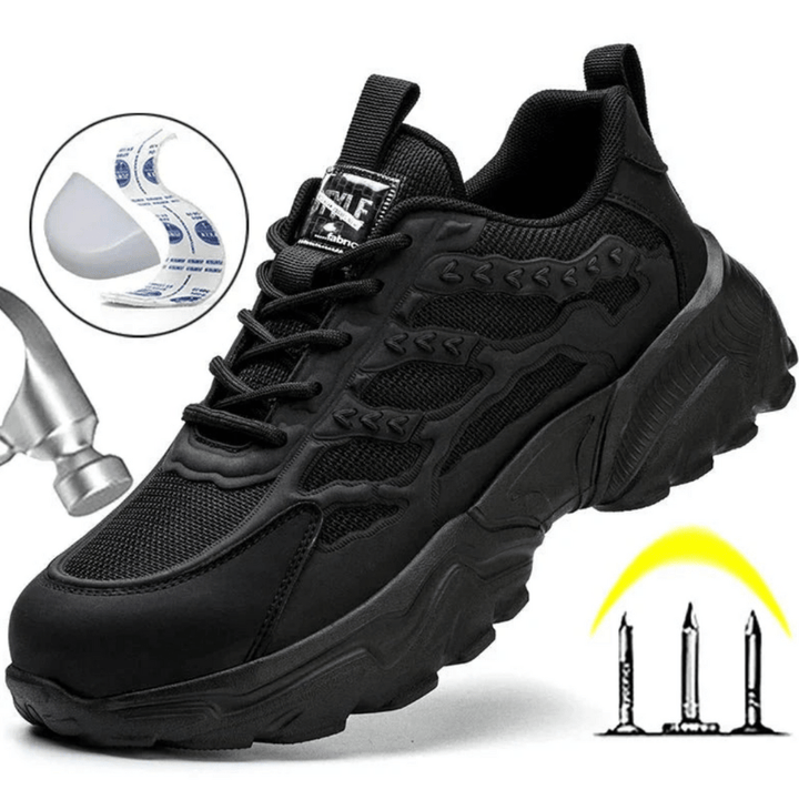 Drune | Herren Sicherheitsschuhe Komfortable & Trendy Stahlkappe Arbeitsschuhe