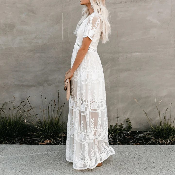 Drune | Maxi Spitzen Ibiza Kleid