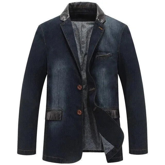Drune | Herren Blazer - Streetstyle Denim Blazer