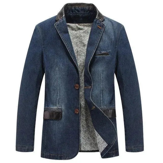 Drune | Herren Blazer - Streetstyle Denim Blazer