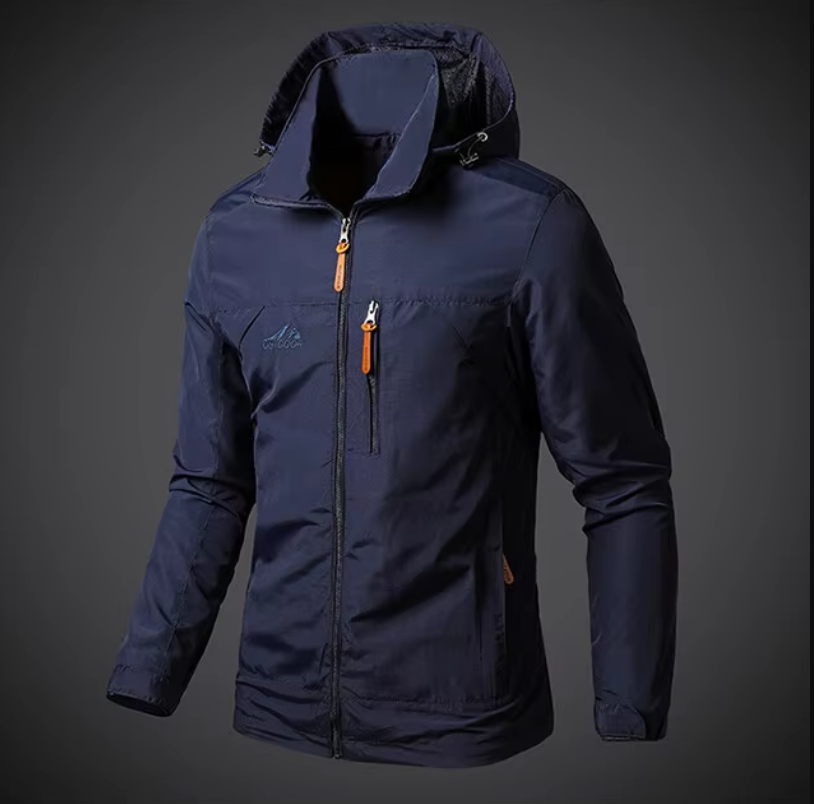 Drune | Herren Wasserdichte Windjacke - Mit Kapuze