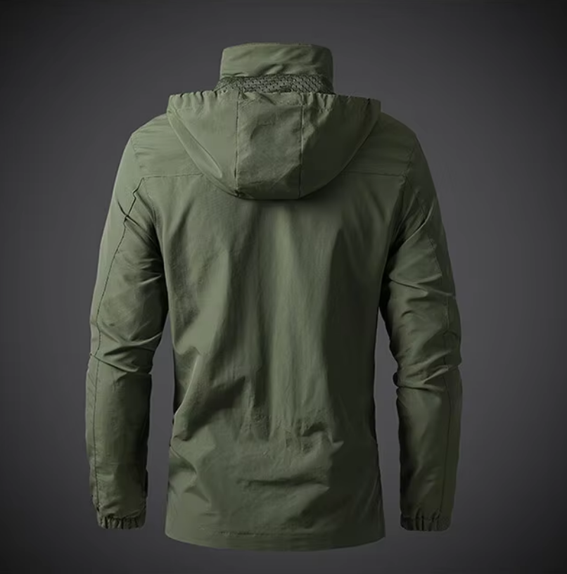 Drune | Herren Wasserdichte Windjacke - Mit Kapuze
