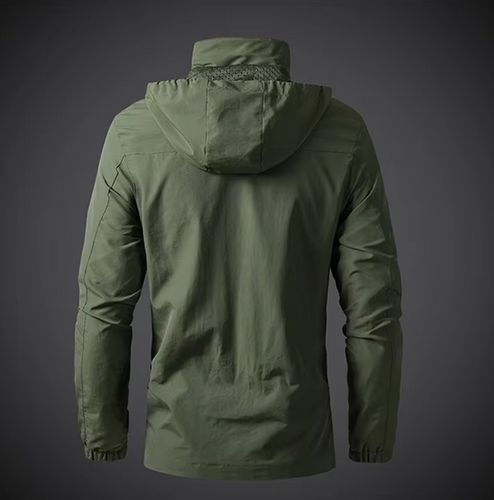 Drune | Herren Wasserdichte Windjacke - Mit Kapuze