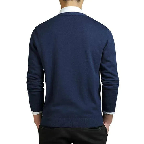 Drune | Schlichter V-Ausschnitt Strickjacke