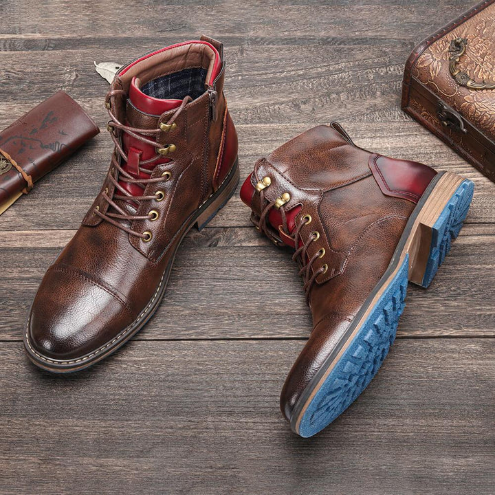 Drune Robuste Vintage-Herrenstiefel