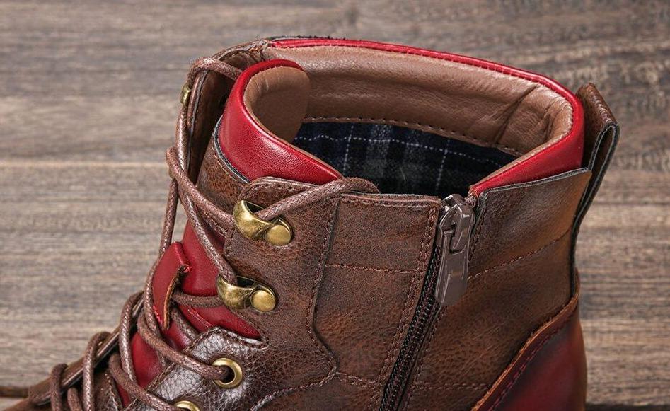Drune Robuste Vintage-Herrenstiefel