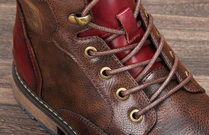 Drune Robuste Vintage-Herrenstiefel
