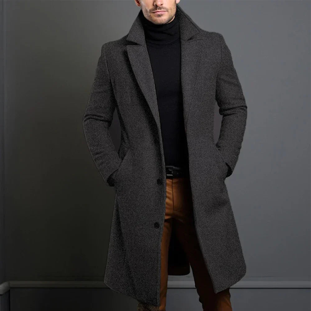Drune | Herren Klassischer Maßanzug Mantel – Marineblau, Schwarz, Beige Optionen