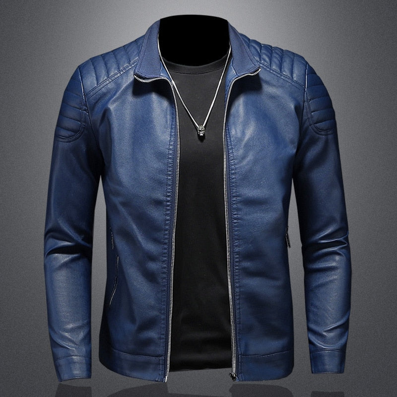 Drune | Herren klassische vegane Lederjacke