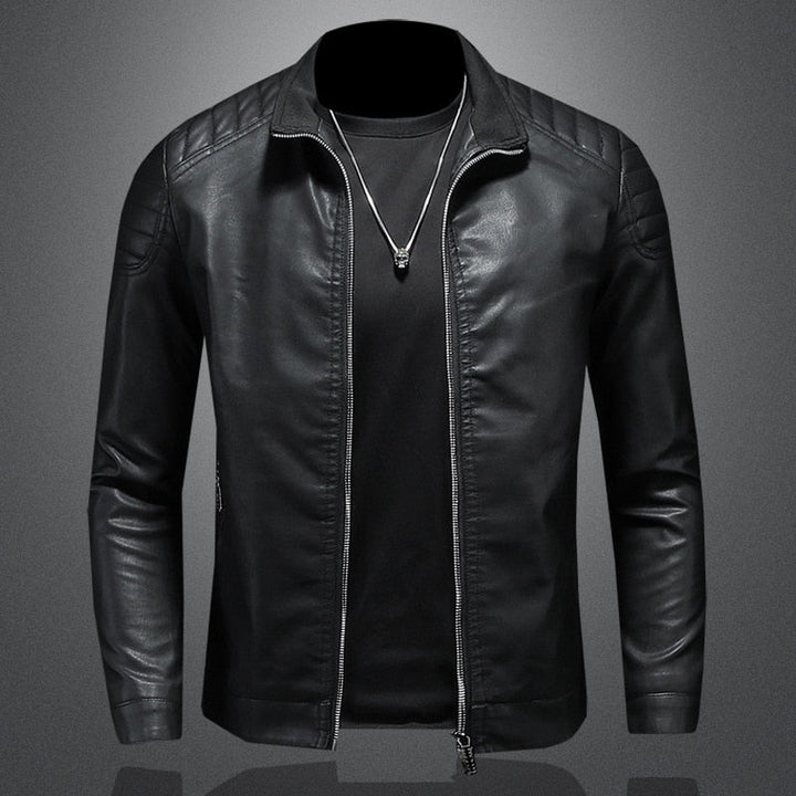 Drune | Herren klassische vegane Lederjacke