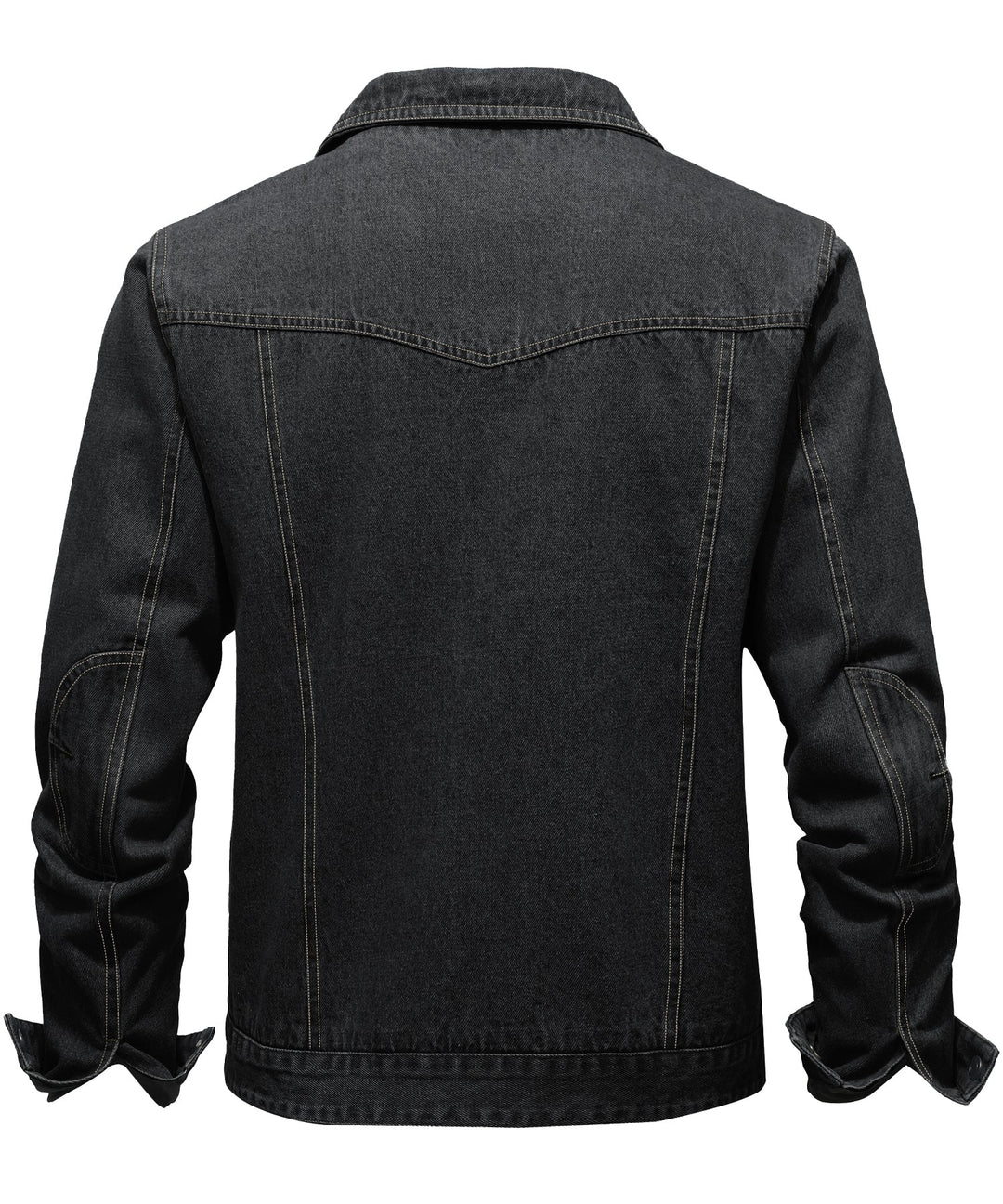 Drune | Herren Denim Wandererjacke - Flanell gefüttert