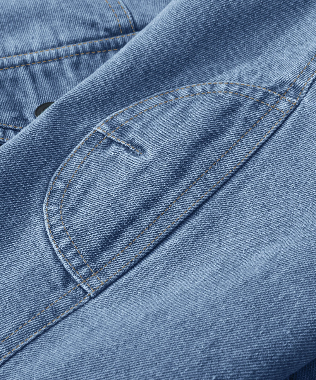 Drune | Herren Denim Wandererjacke - Flanell gefüttert