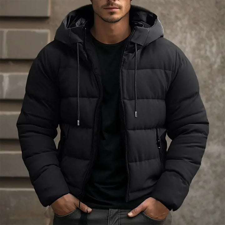 Drune | Herren Kapuzen Isolierter Pufferjacke für den Winter