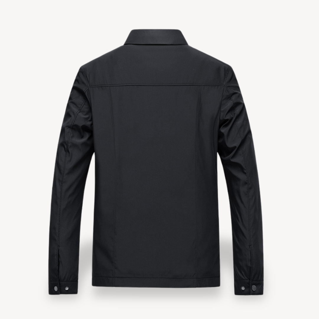 Drune | Herren Leichte Baumwolljacke mit kariertem Futter